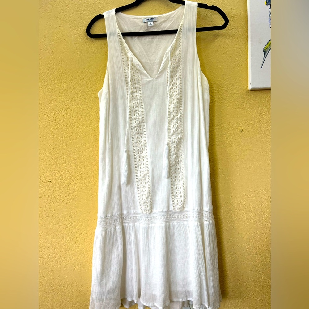 White sun dress